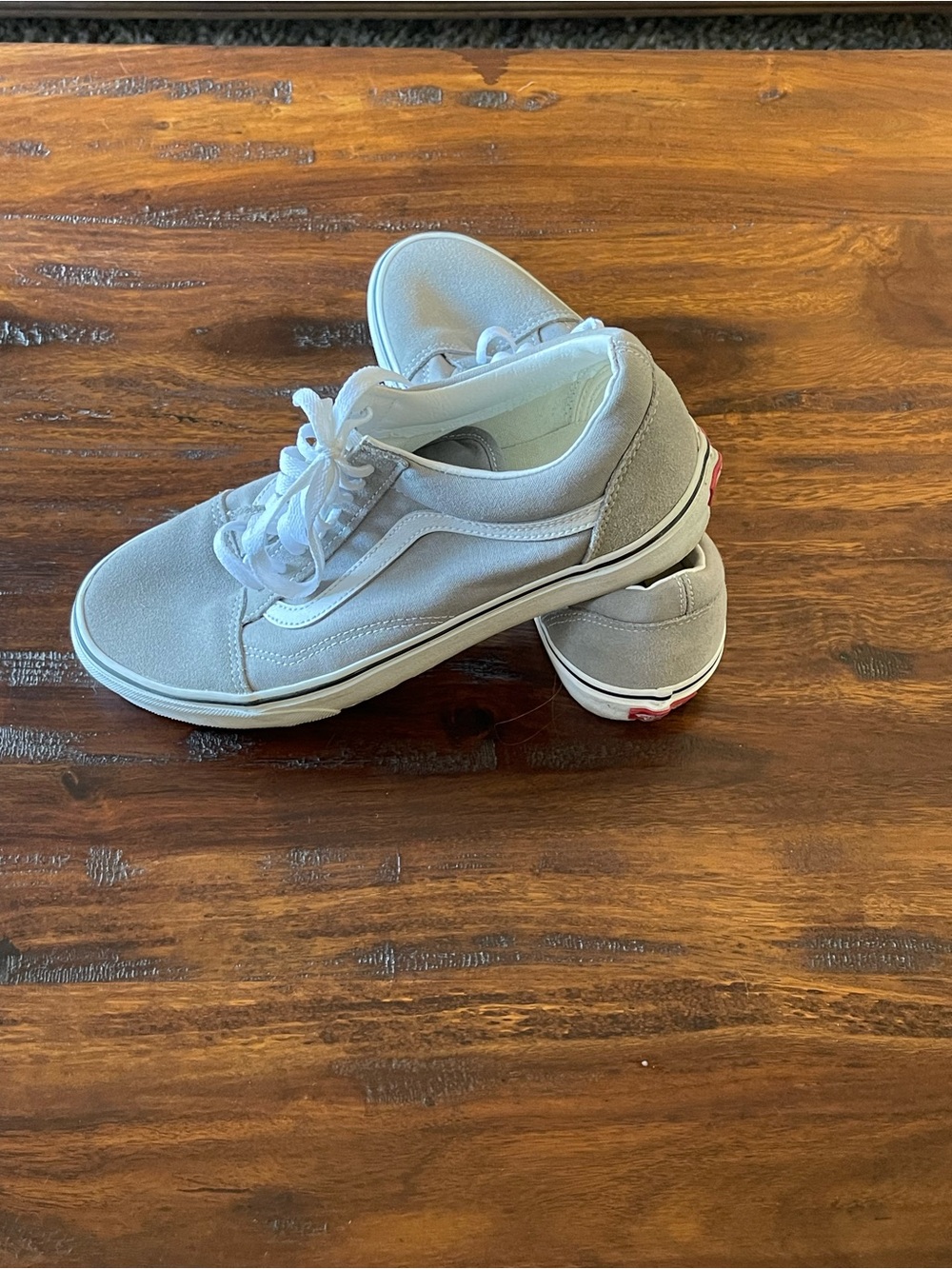 Vans Classic Low-Top Sneakers in Light Gray